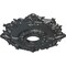 Ekena Millwork Riley Ceiling Medallion (Fits Canopies up to 4 5/8"), Hnd-Painted Pewter, 18"OD x 3 1/2"ID x 1 1/2"P CM18RLPES - alternate 2